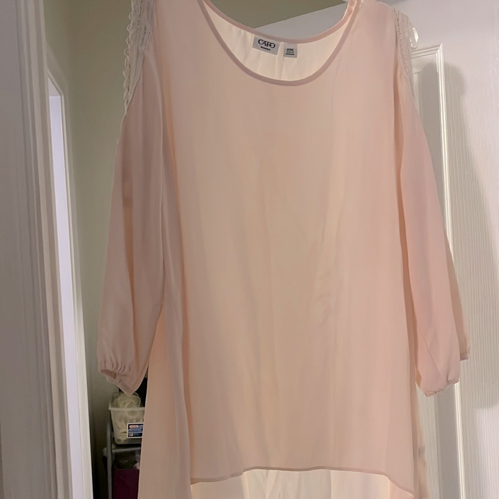 CATO light pink casual blouse